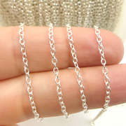 925 Sterling Silver Cable Chains